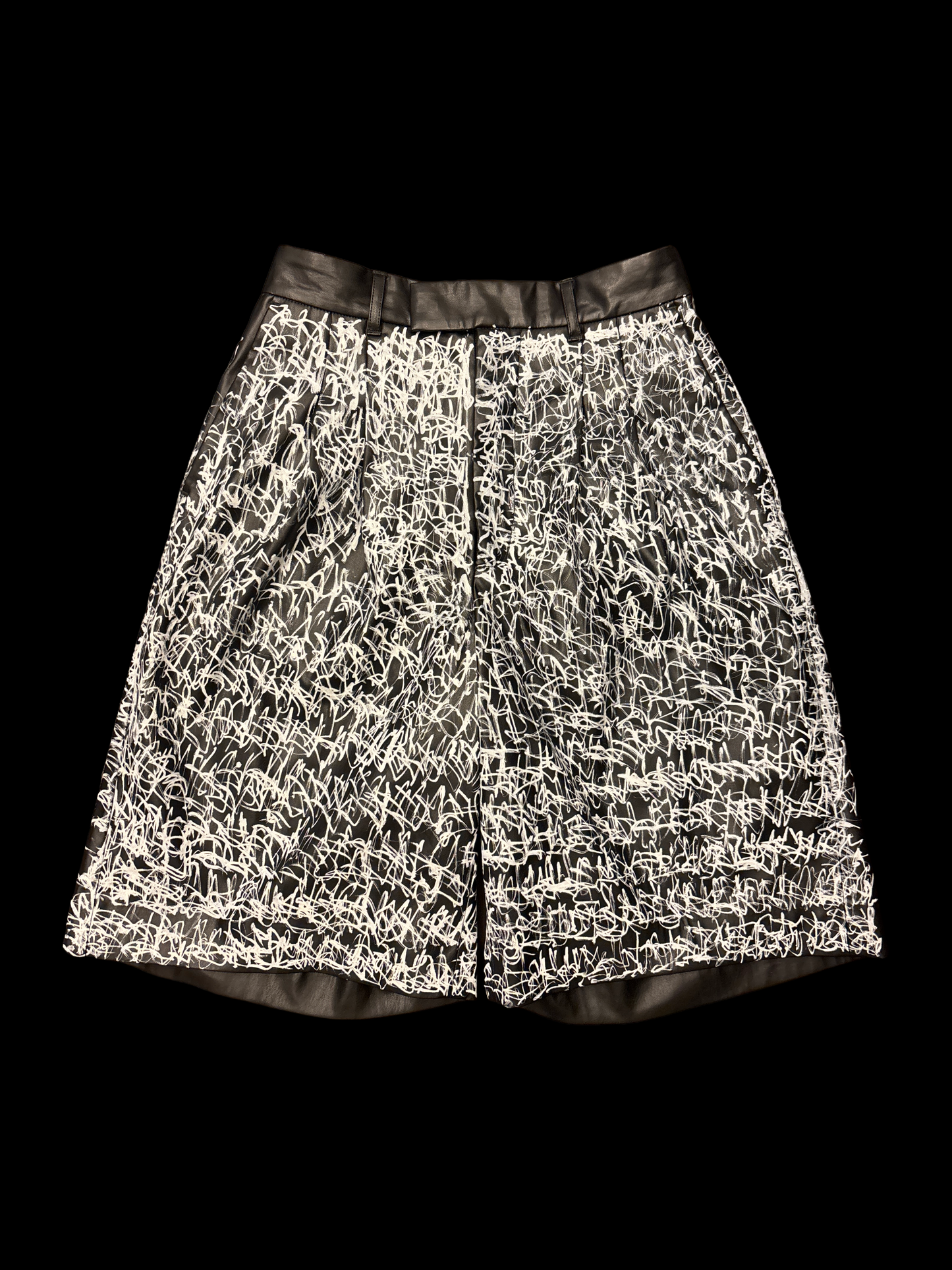 KNALL3R LEATHER SHORTS