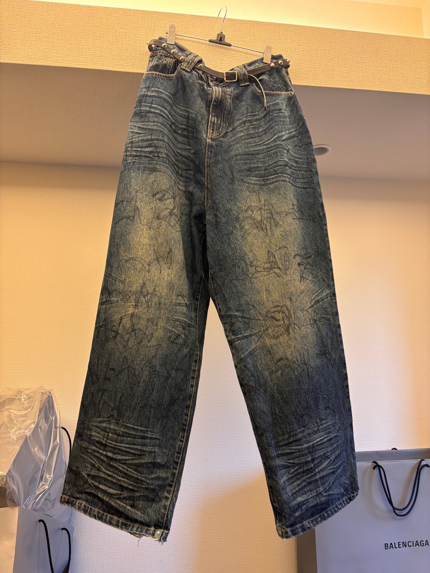 KNALL3R GRAFFITI DENIM