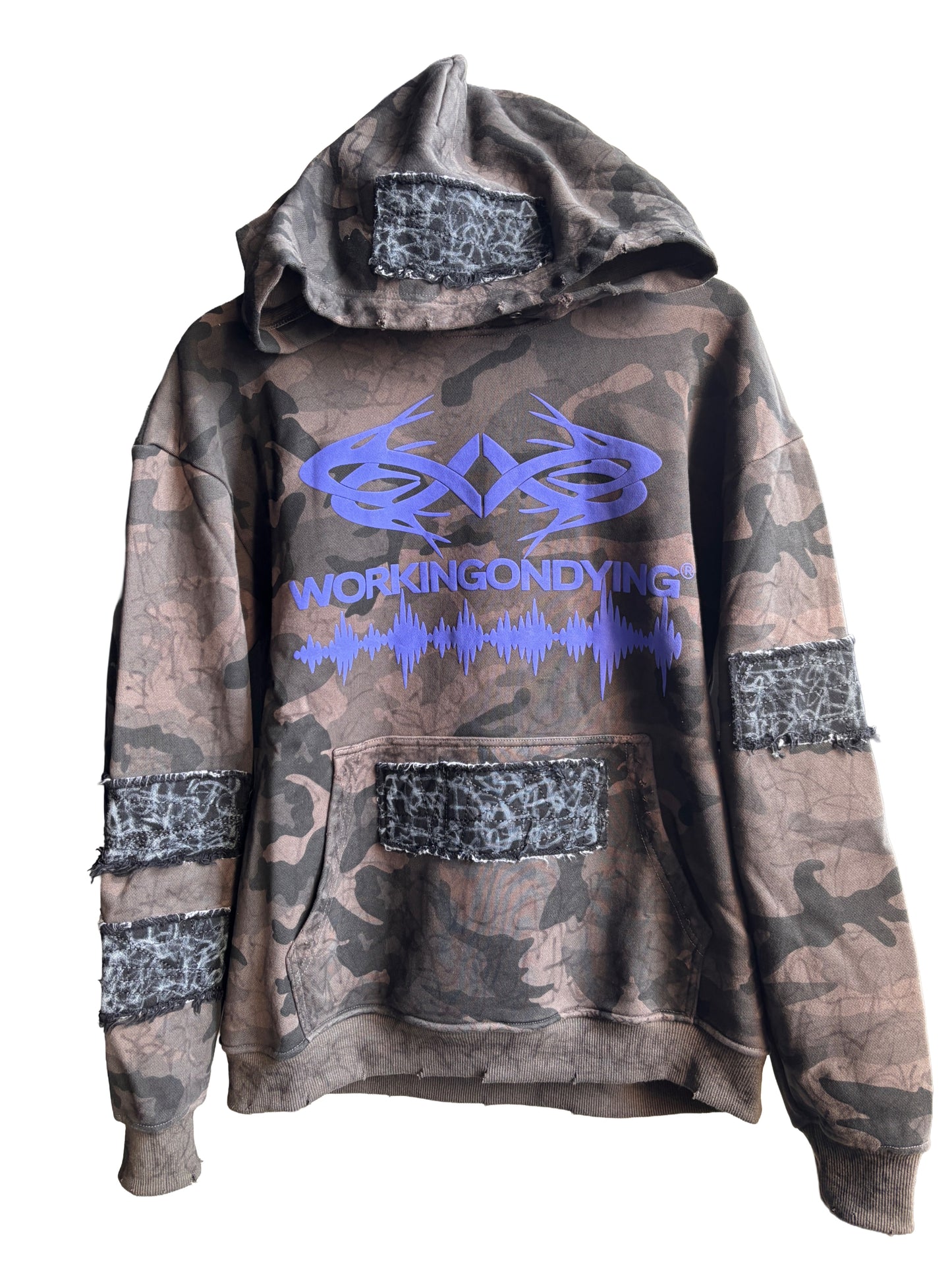 RECKLESS SCHOLARS WOD KNALL3R CAMO HOODIE
