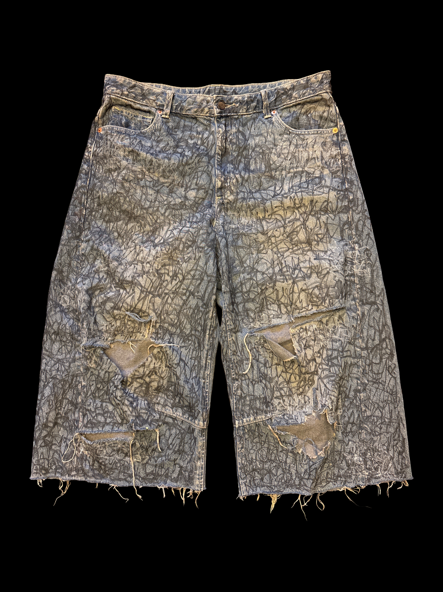 KNALL3R GRAFFITI SHORTS