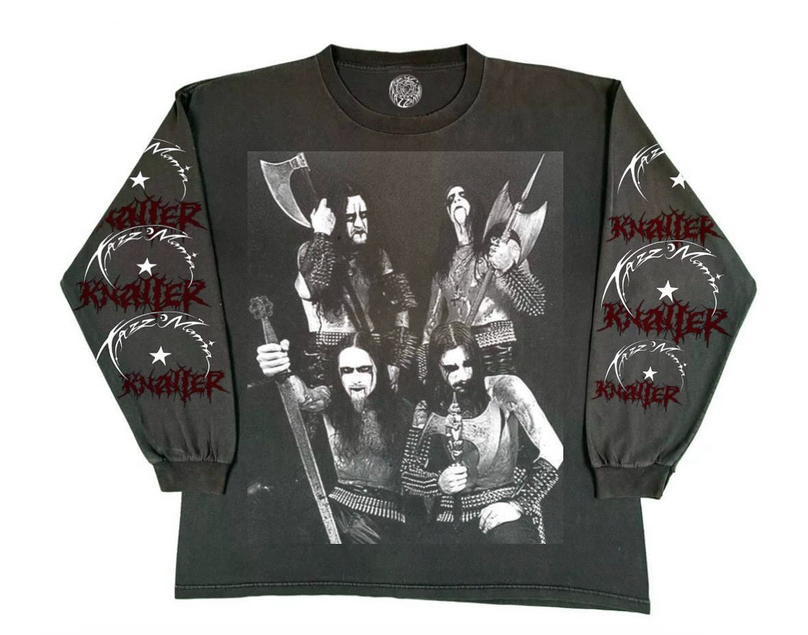 KNALL3R X TAZZ.GALLERY METALHEAD LONGSLEEVE