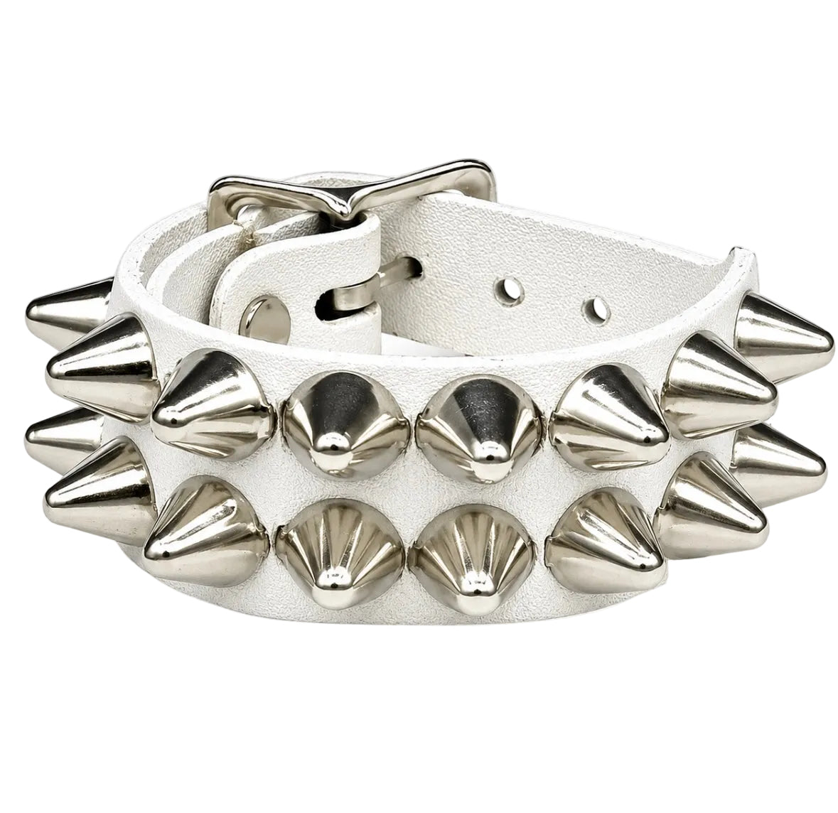 KNALL3R LEATHER STUDDED WRISTBAND