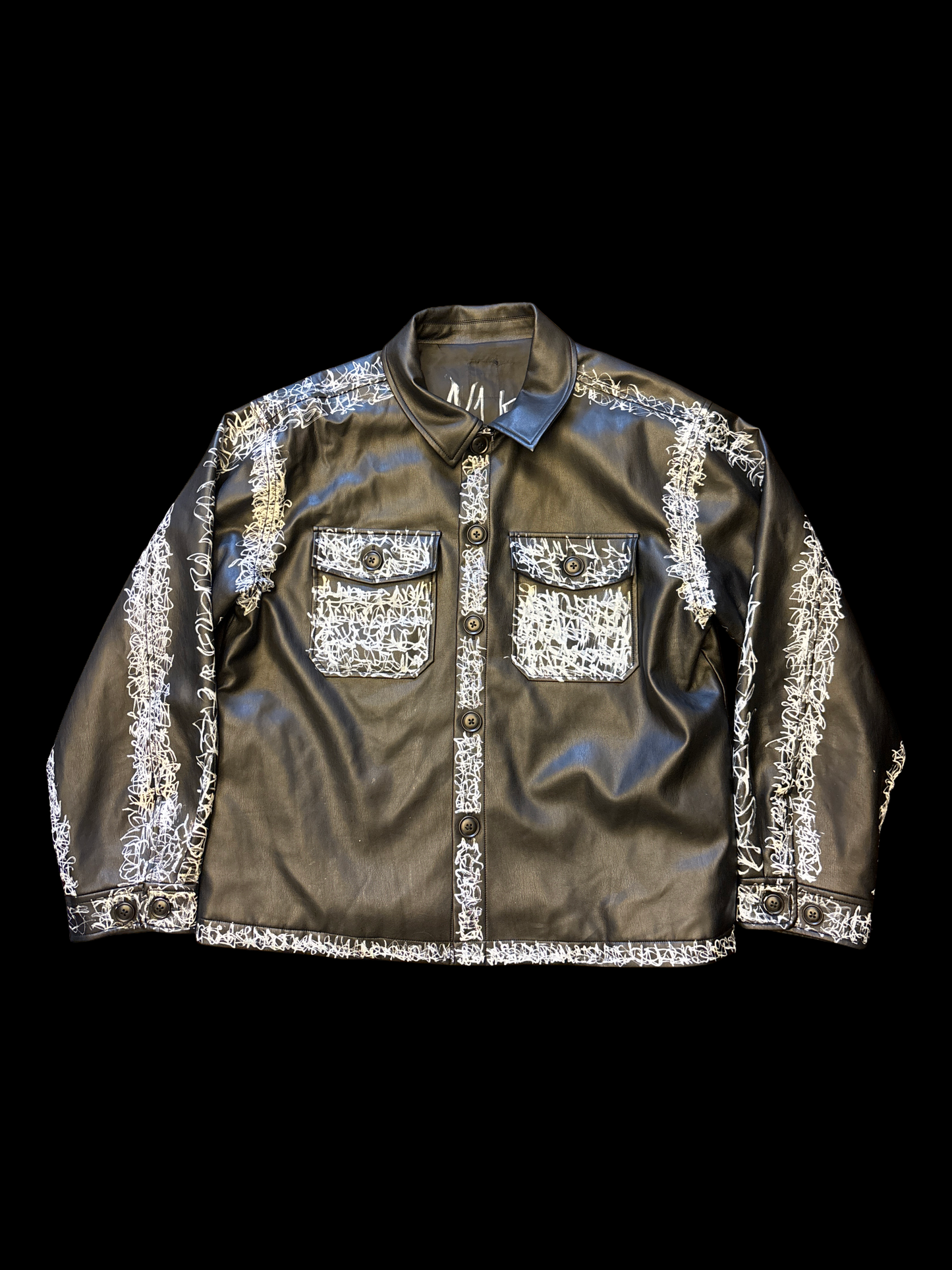 KNALL3R LEATHER SHIRT