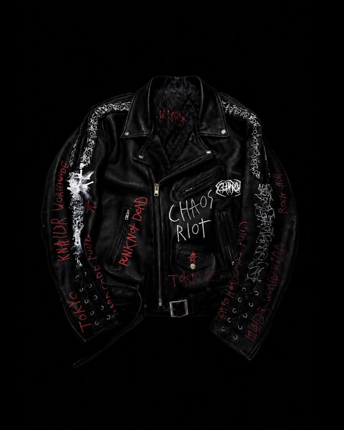 1/1 KNALL3R LEATHER BIKER JACKET