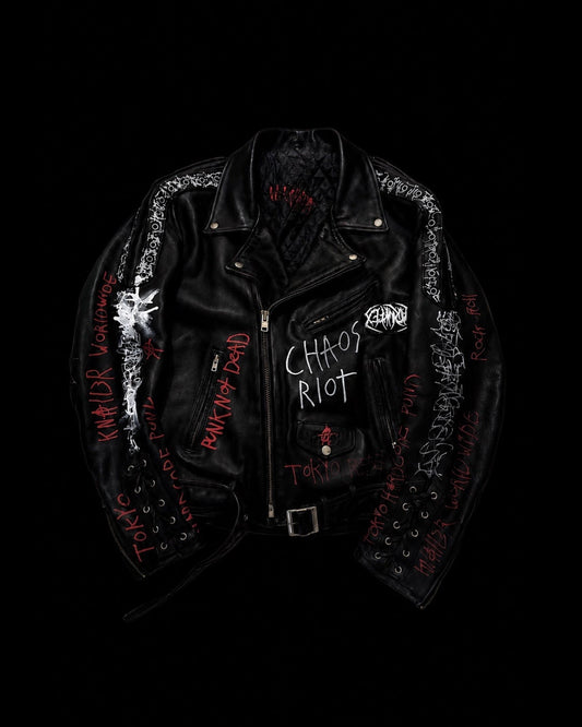 1/1 KNALL3R LEATHER BIKER JACKET