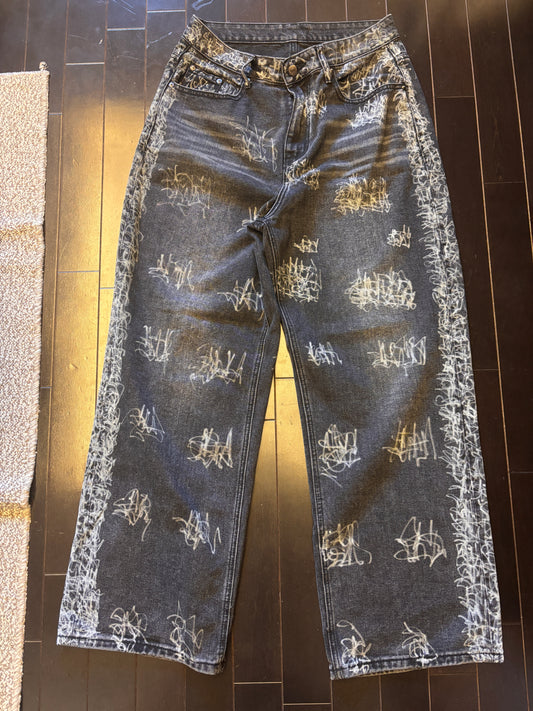 BAGGY KNALL3R FADED DENIM