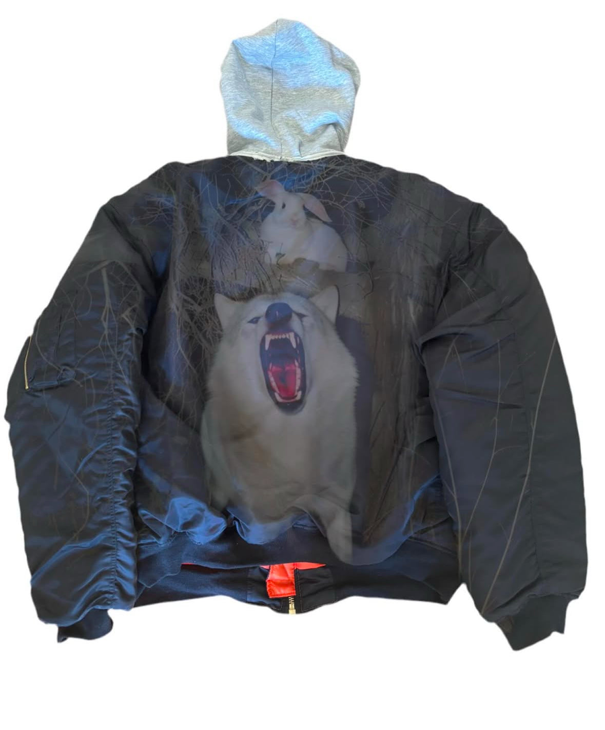 KNALL3R X TAZZ.GALLERY WOLF BOMBER