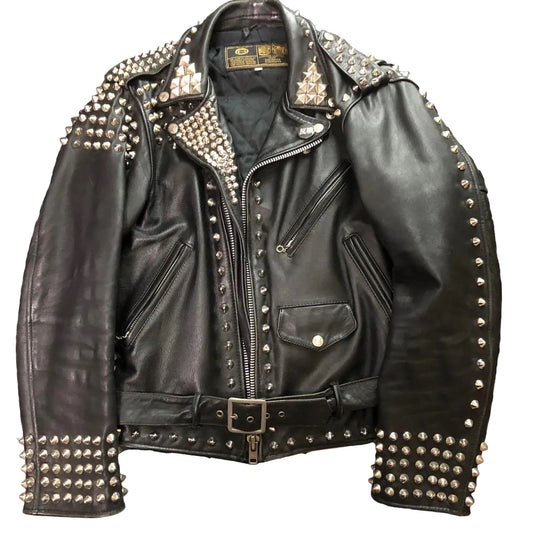 1/1 STUDDED LEATHER JACKET
