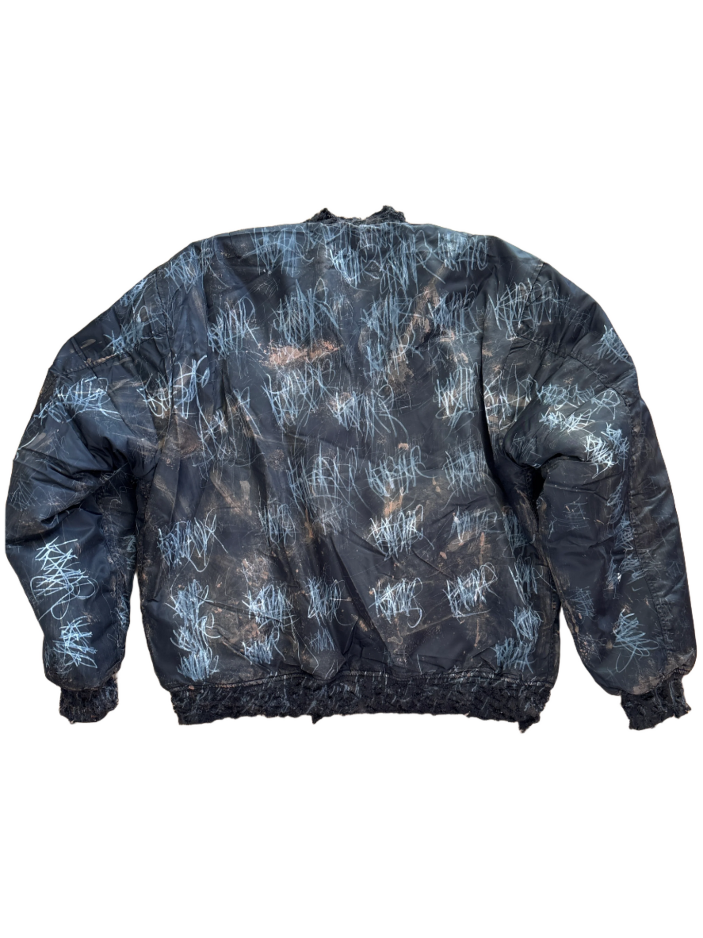 GRAFFITI BOMBER BLACK