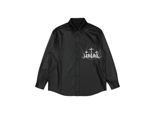 KNALL3R LEATHER SHIRT
