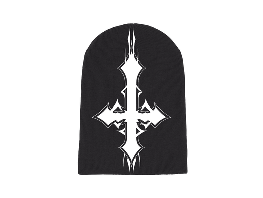 UPSIDE DOWN CROSS BEANIE V1