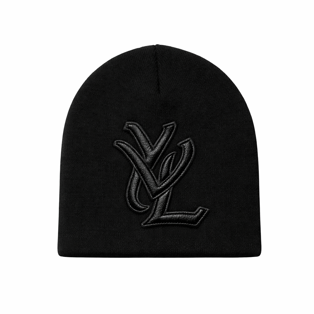 YVL PATCH BEANIE BLACK