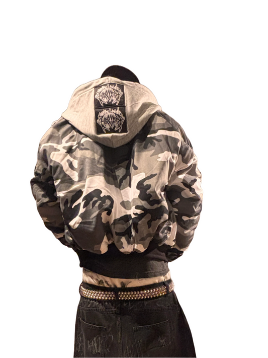 URBAN CAMO PATCH BOMBER