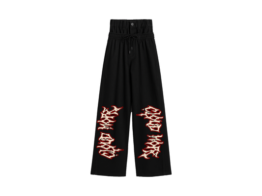 KNALL3R X LEEKSTUPIDASS DOUBLE LAYERED PANTS