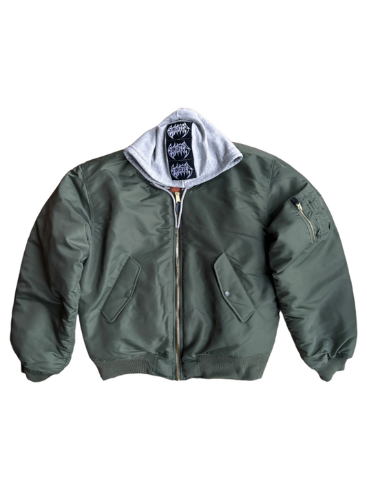 GREEN PATCH BOMBER