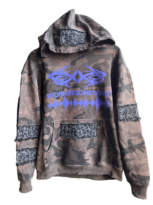 RECKLESS SCHOLARS WOD KNALL3R CAMO HOODIE