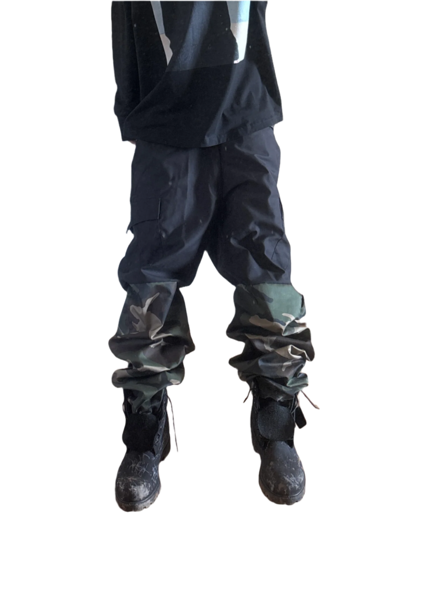 2TONE CAMO CARGO PANTS