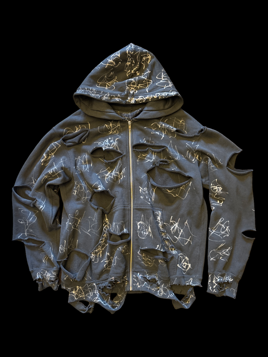 KNALL3R DESTROYED HOODIE