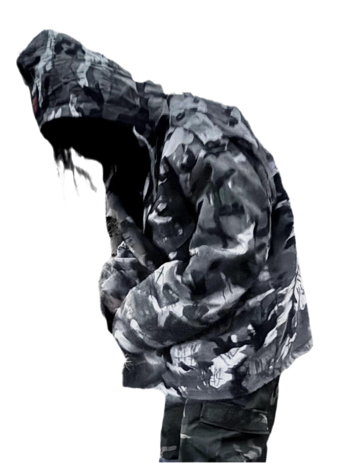 HEAVY OVERSIZED CAMO JACKET