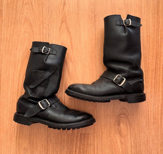 80s LEATHER BOOTS