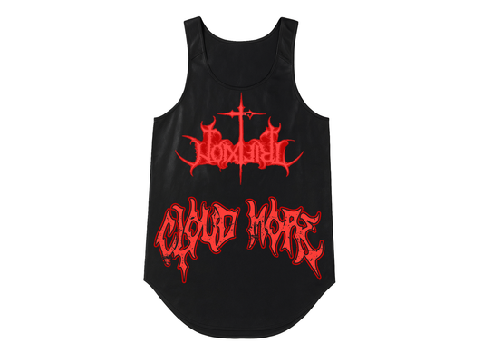 KNALL3R X LEEKSTUPIDASS LEATHER TANK