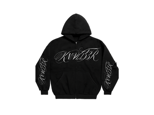KNALL3R TATTOO ZIP HOODIE