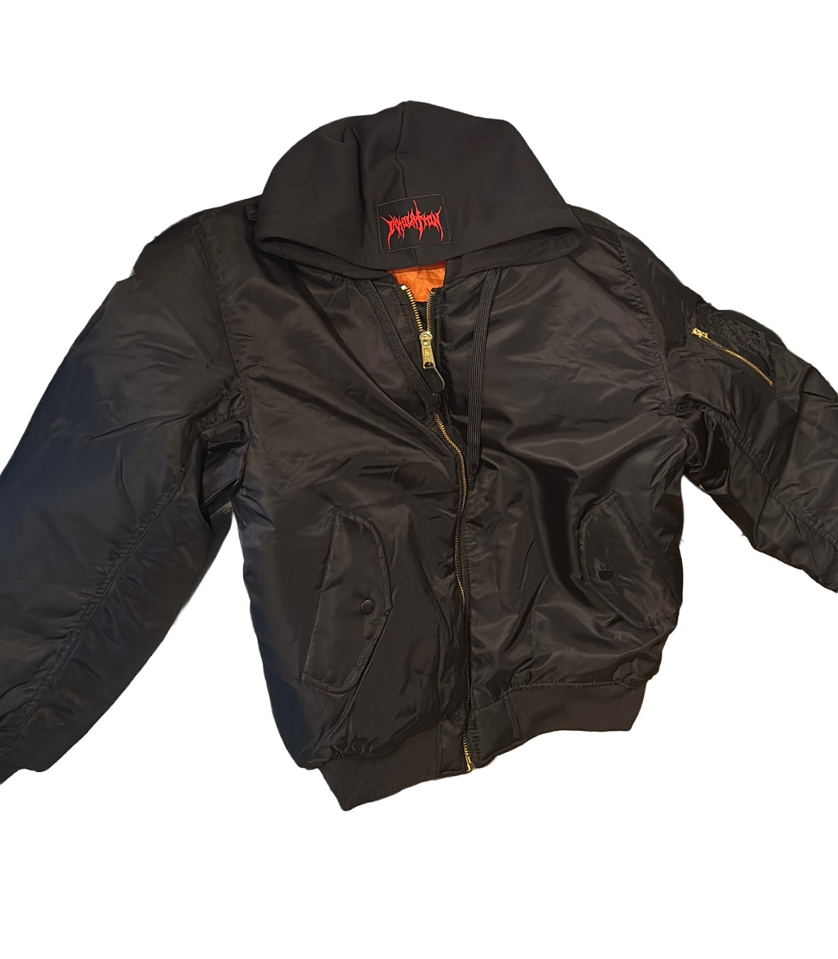 ALL BLACK PATCH BOMBER V2