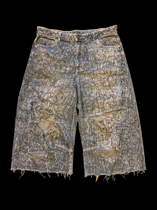 KNALL3R GRAFFITI SHORTS