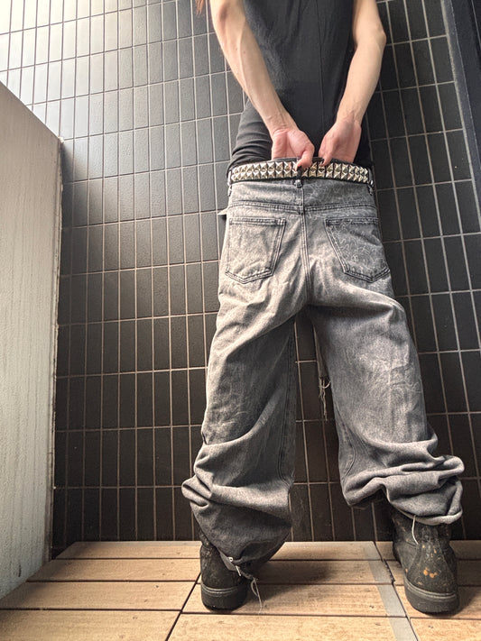 KNALL3R DISTRESSED SKATE DENIM