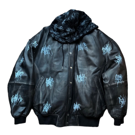 KNALL3 LEATHER BOMBER