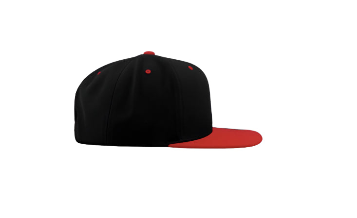 BLACK/RED 2TONE KNALL3R LOGO SNAPBACK