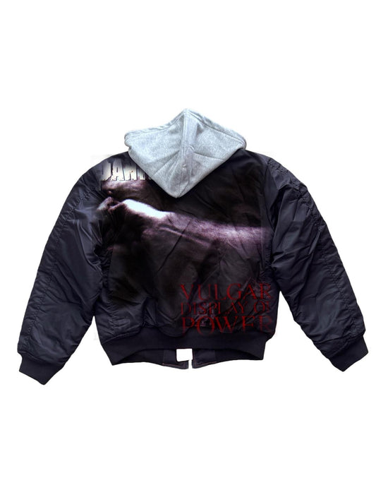 KNALL3R X TAZZ.GALLERY HOODED BOMBER