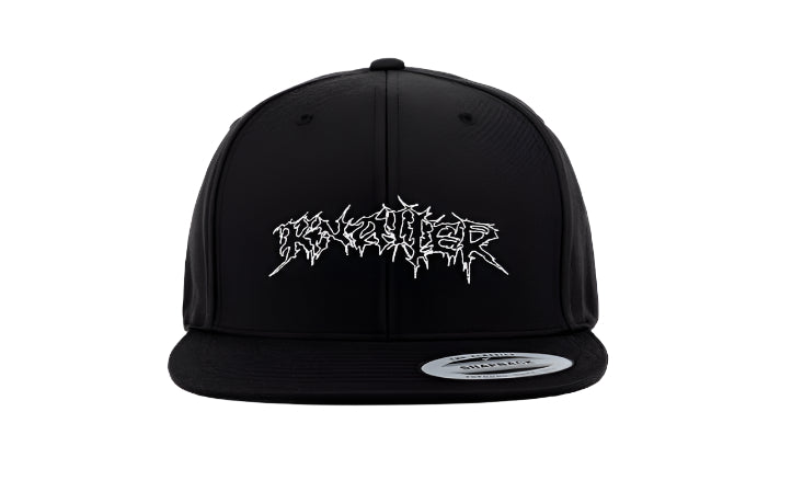 BLACK KNALL3R LOGO SNAPBACK