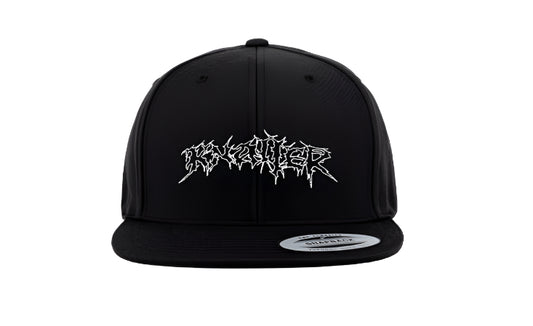 BLACK KNALL3R LOGO SNAPBACK