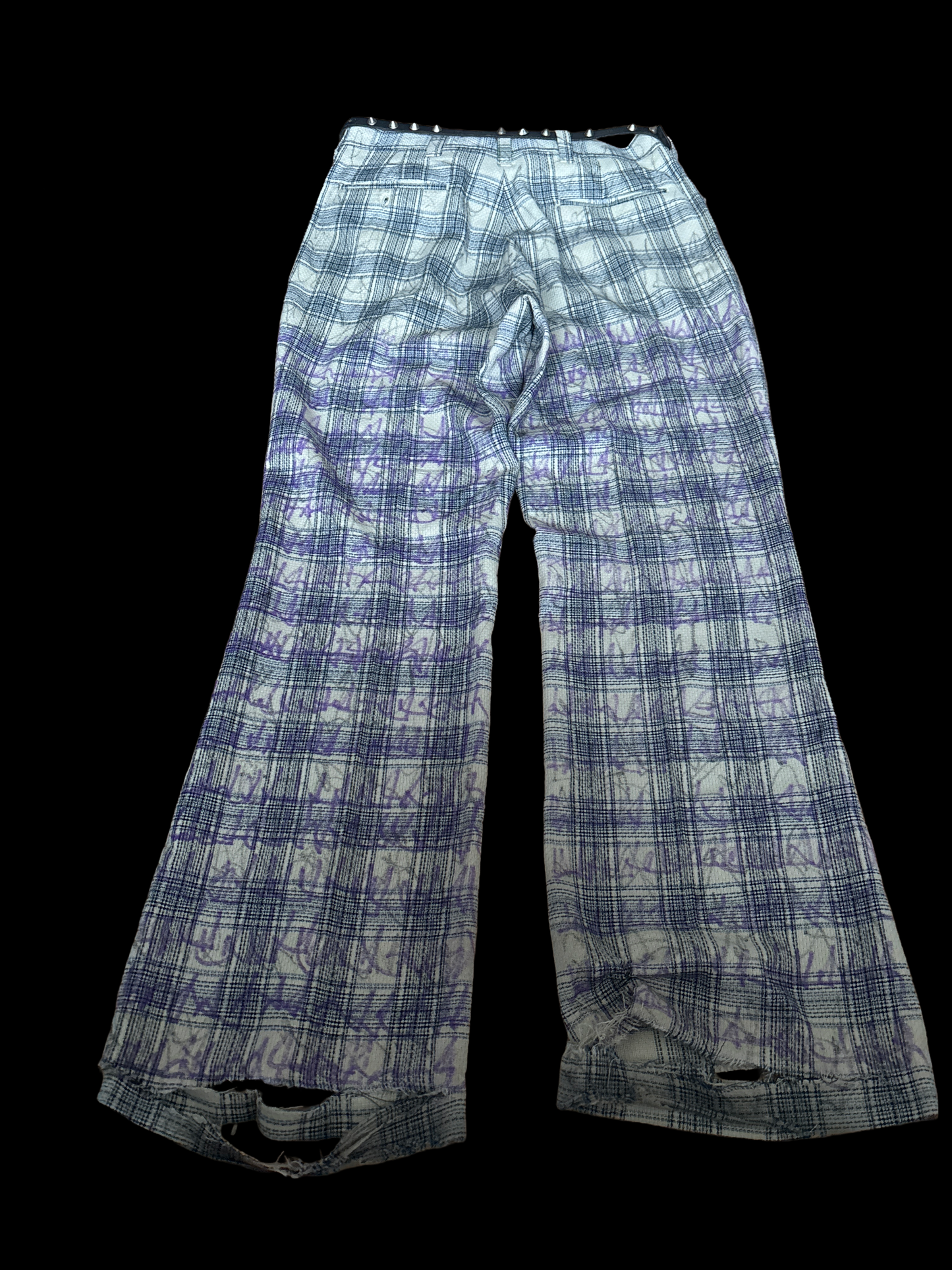 KNALL3R CHECKERED SLACKS