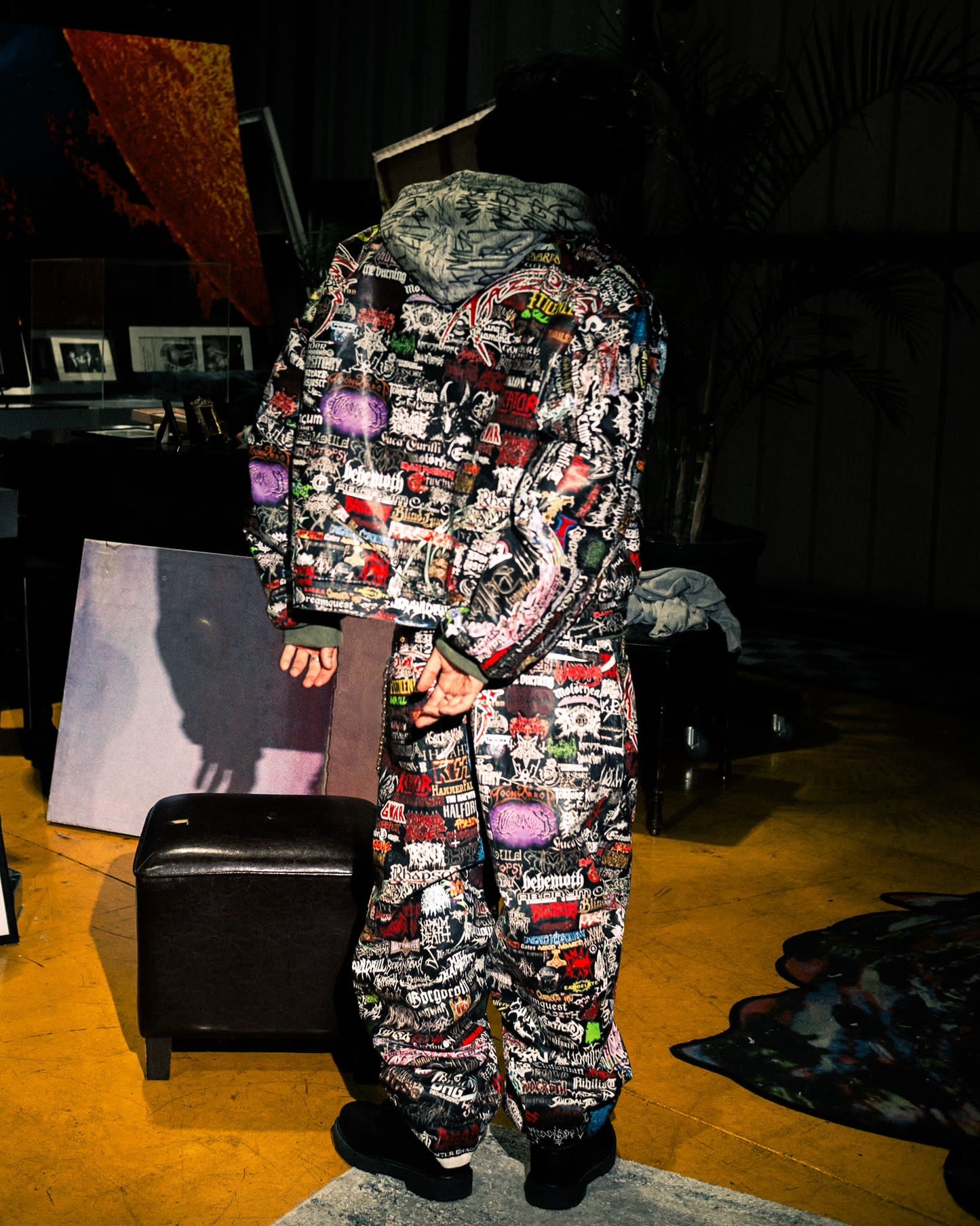 KNALL3R x TAZZ.GALLERY HARDCOR3 BOMBER JACKET