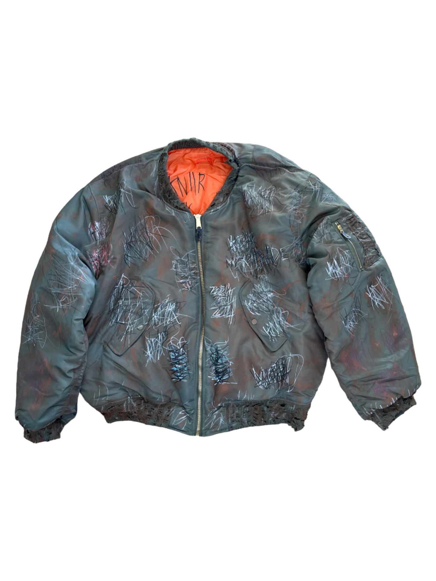 GRAFFITI BOMBER GREEN