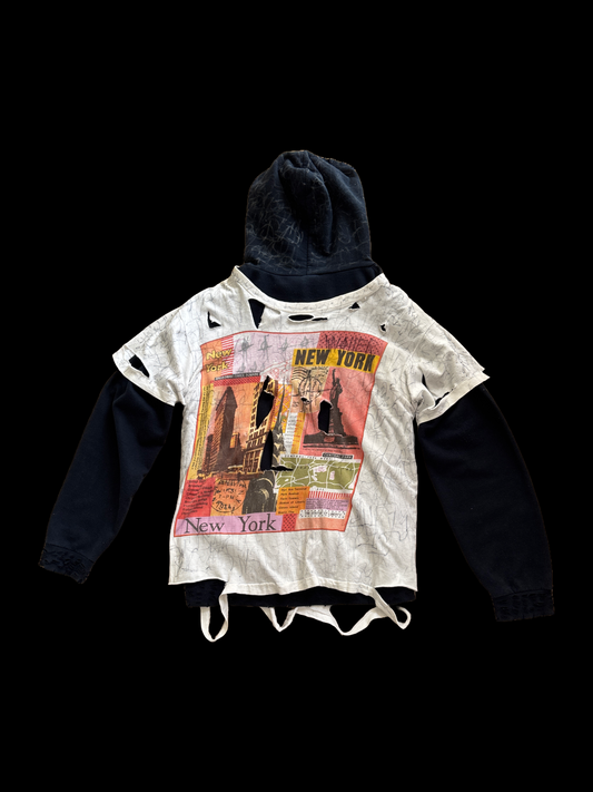 KNALL3R LAYERED HOODIE