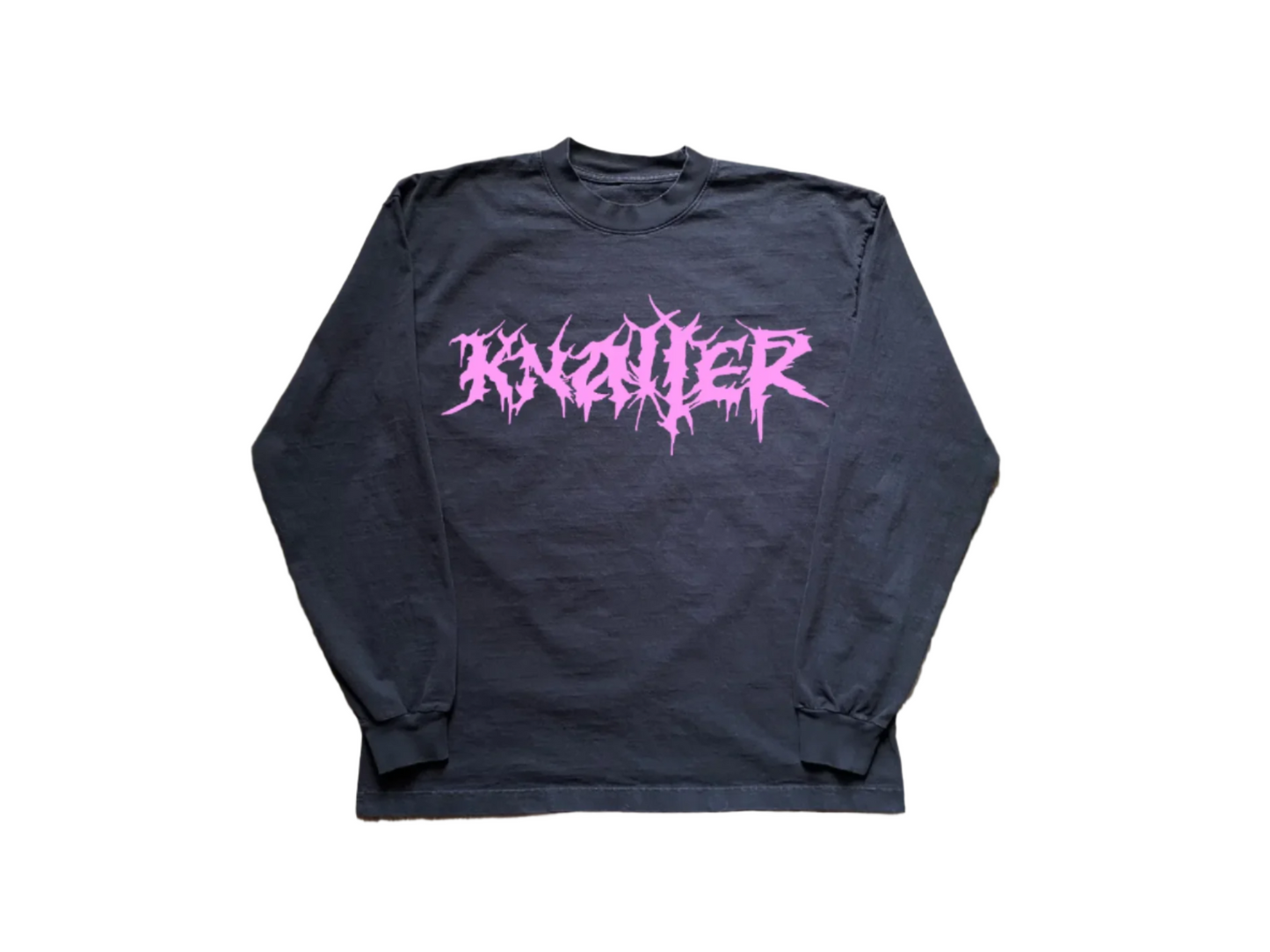 KNALL3R PINK LOGO LONGSLEEVE