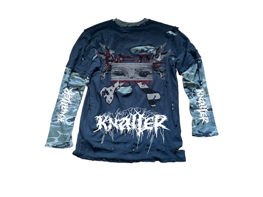 KNALL3R X BONG BORO CAMO LONGSLEEVE
