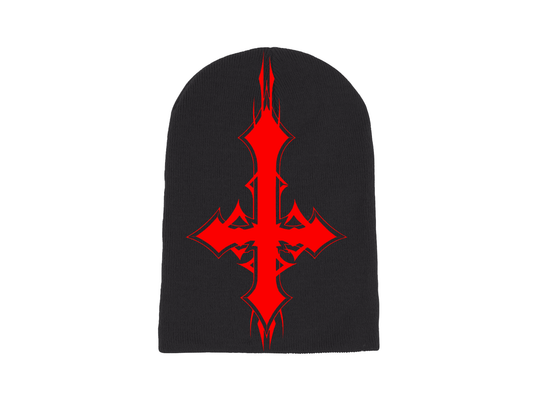 UPSIDE DOWN CROSS BEANIE V2