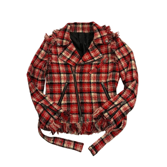 CHECK BIKER JACKET
