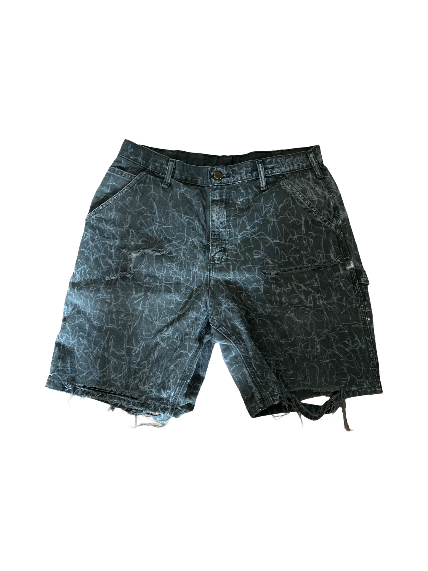 KNALL3R THRASHED SHORTS