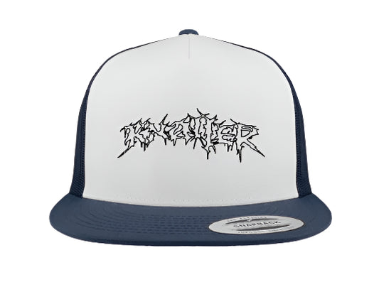 NAVY 2TONE KNALL3R LOGO SNAPBACK