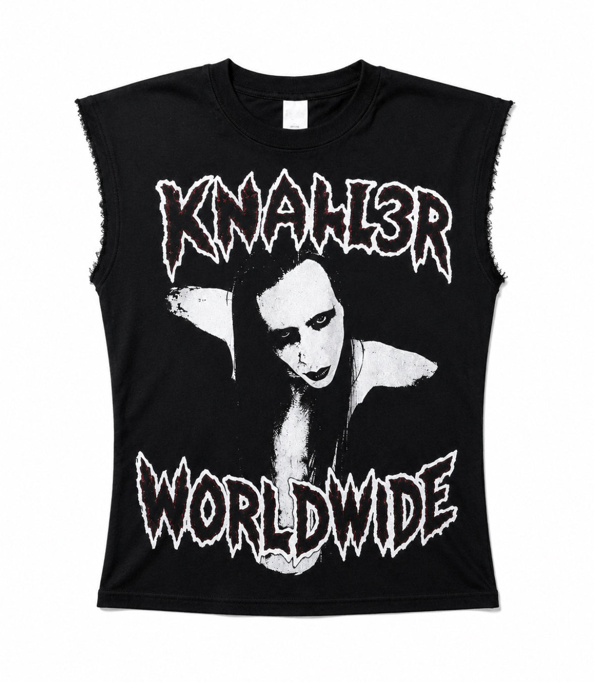 KNALL3R WORLDWIDE CHOPPED TEE