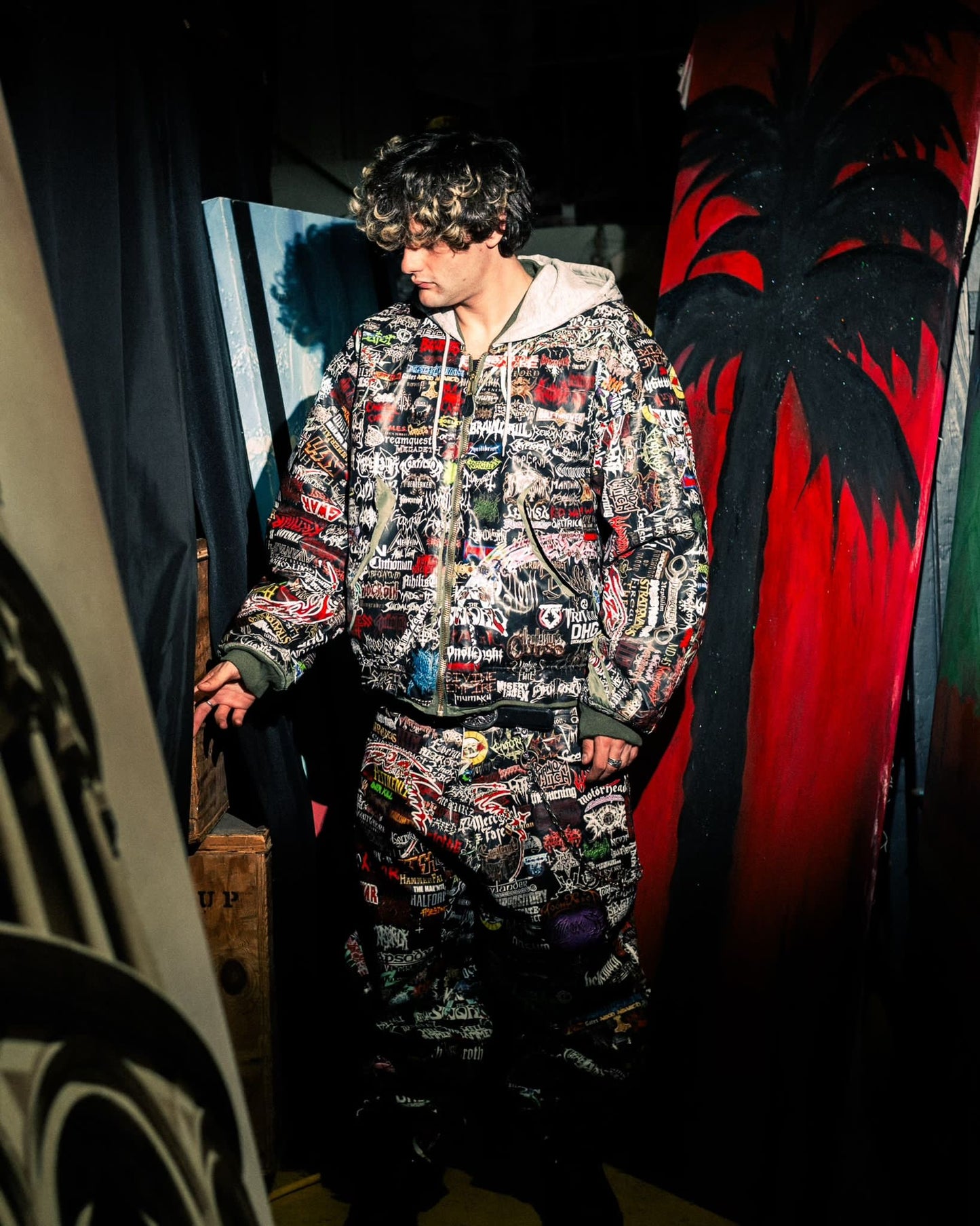 KNALL3R x TAZZ.GALLERY HARDCOR3 BOMBER JACKET