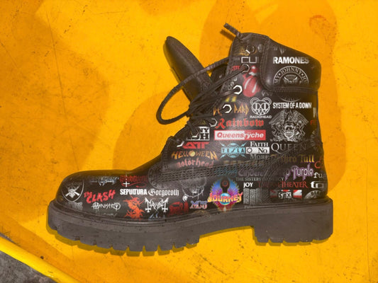 TAZZ.GALLERY X KNALL3R LEATHER BOOTS