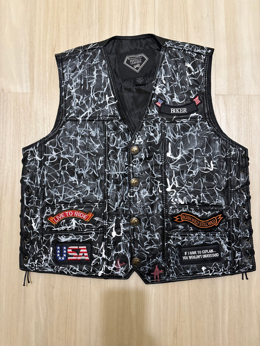 1/1 KNALL3R LEATHER VEST