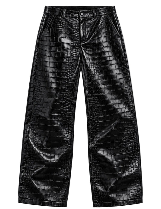 KNALL3R CROCODILE PANTS