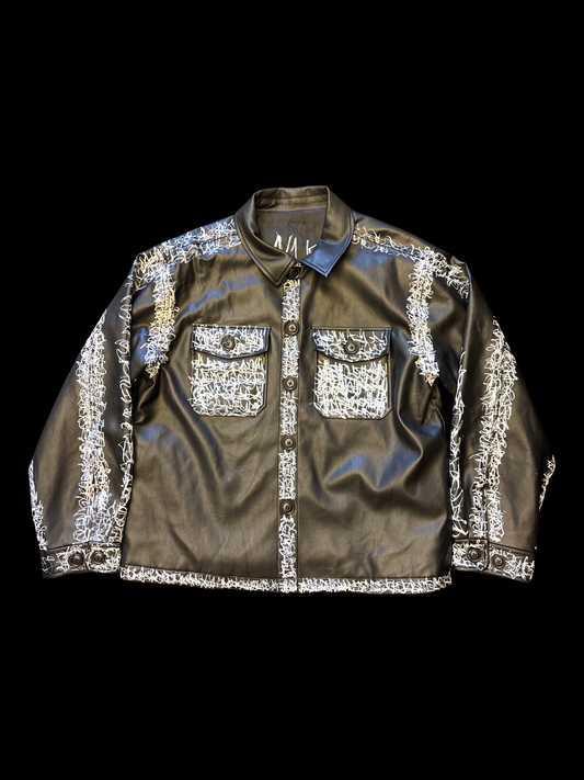 KNALL3R LEATHER SHIRT